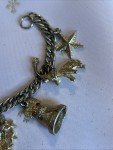 Patriotic USA Flag Charm Bracelet with Eagle & Star