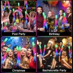 90 Pack Colorful LED Glow Sticks for Celebrations