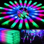 90 Pack Colorful LED Glow Sticks for Celebrations