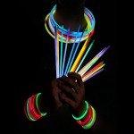 Multicolor Glow Sticks Party Pack - 100 to 600 Pack