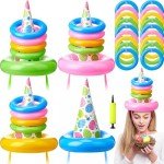 4th of July Patriotic Star Inflatable Hat Set