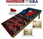 Patriotic American Flag Cornhole Beanbag Toss Set