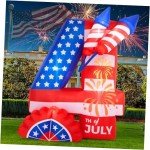 5FT Tall Patriotic 4th of July Inflatable