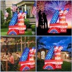 5FT Tall Patriotic 4th of July Inflatable