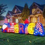 10FT Patriotic 4th of July Inflatable Decor