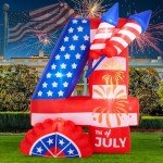5FT Tall Patriotic 4th of July Inflatable