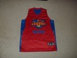 Red 21 Adult XL Basketball Jersey - FABA League