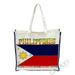 Philippines Flag Canvas Tote Bag for Celebrations