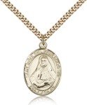 Gold Filled Saint Rose Philippine Medal Necklace