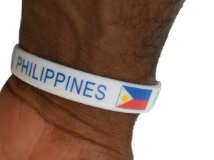 Patriotic Flag Silicone Wristband for Fitness