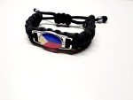 Filipino Pride Adjustable Bracelet with Flag Charm