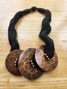 Handmade Philippine Necklace and Earrings Set