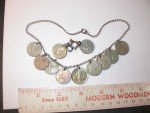 Vintage Philippines USA 5 & 20 Centavos Jewelry Set