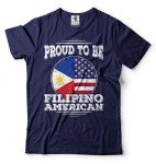Proud Filipino American 4th of July Shirt