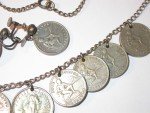 Vintage Philippines USA 5 & 20 Centavos Jewelry Set