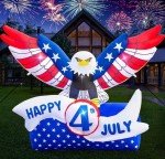 7.2FT Inflatable Flying Eagle for 4th of July
