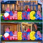10FT Inflatable 4th of July Yard Decoration with Lights