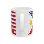 Filipino American Flag Ceramic Mug - 11oz & 15oz