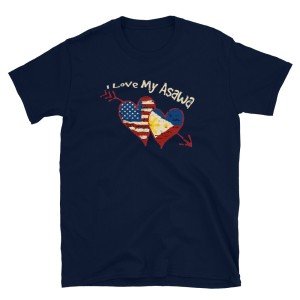 Fourth of July Cute Filipina Asawa Pride Tee