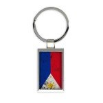 Filipino Flag Keychain - Retro 4th of July Gift