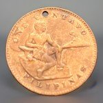 1944 Philippines One Centavo Coin Necklace