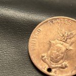 1944 Philippines One Centavo Coin Necklace