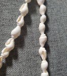 Vintage White Filipino Necklace - 54" Long