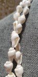 Vintage White Filipino Necklace - 54" Long