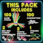 205 Piece Glow in the Dark Party Pack