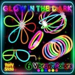 205 Piece Glow in the Dark Party Pack
