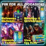 205 Piece Glow in the Dark Party Pack