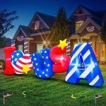 8FT Inflatable 4th of July Outdoor Decoration