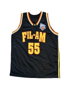 Filam Napoli Filipino Basketball Jersey - Black