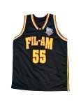 Filam Napoli Filipino Basketball Jersey - Black