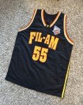 Filam Napoli Filipino Basketball Jersey - Black
