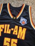 Filam Napoli Filipino Basketball Jersey - Black