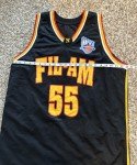 Filam Napoli Filipino Basketball Jersey - Black