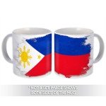 Vintage Filipino Flag Mug for 4th of July