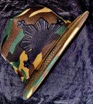 Philippines Flag Hat with Camo Brim Design