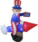 6-Foot Inflatable Uncle Sam for 4th of July