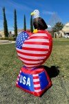 5-Foot Patriotic Inflatable Heart for July 4th