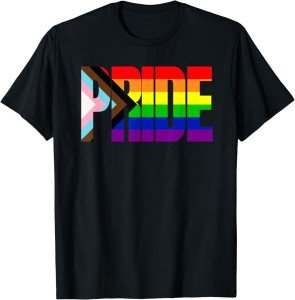 Pride Rainbow Flag Love T-Shirt for All
