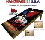 Patriotic Cowboy Cornhole Game Set with Bags