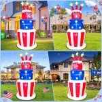 6FT Inflatable Patriotic 4th of July Decor