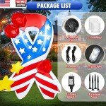 5FT Patriotic 4th of July Inflatable Decoration