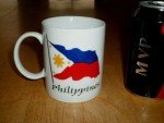 Philippines Flag & Map Coffee Mugs Set of 2