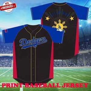 Custom Name Dodgers Filipino Heritage Night 2024