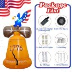 6FT Inflatable Liberty Bell for 4th of July