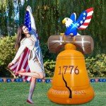 6FT Inflatable Liberty Bell for 4th of July