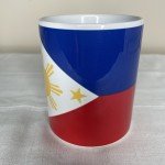 Filipino National Flag 11oz Mug Wraparound Philippines Sun Stars White